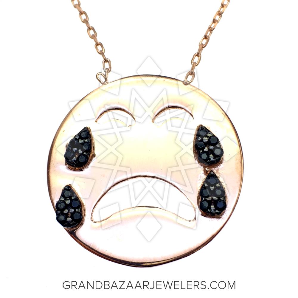 Emoji 925 Sterling Silver Necklace GBJ311NC33568