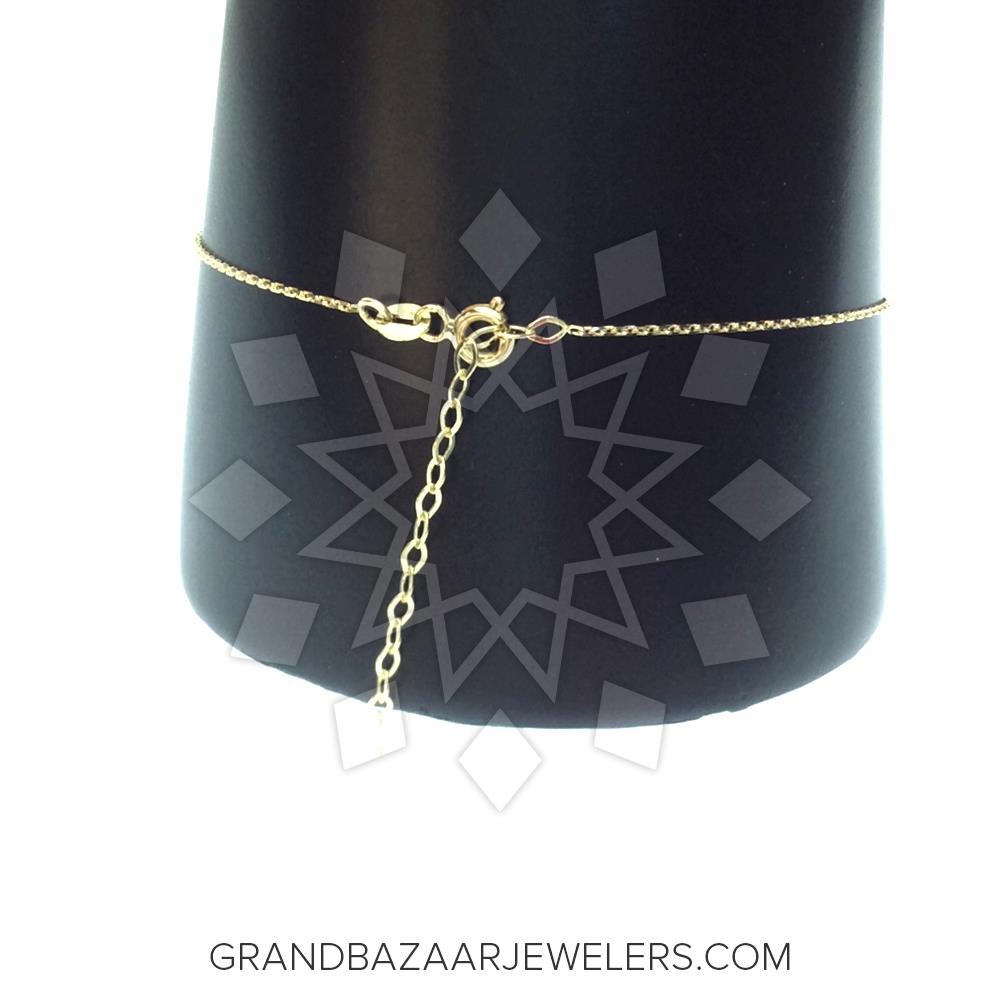 24 karat anklet
