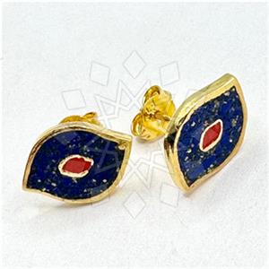 925 Sterling Silver Evil Eye Stud Earrings