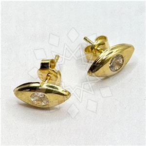 925 Sterling Silver Evil Eye Stud Earrings