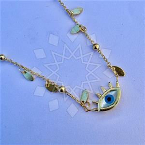 925 Sterling Silver Evil Eye Pendant Necklace
