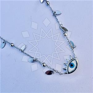 925 Sterling Silver Evil Eye Pendant Necklace