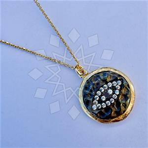 925 Sterling Silver Evil Eye Pendant Necklace