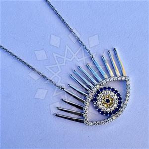 925 Sterling Silver Evil Eye Pendant Necklace