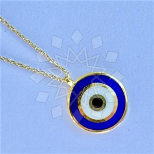 925 Sterling Silver Evil Eye Pendant Necklace