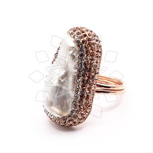 925 Sterling Silver Gem and Crystals Gemstone Rings