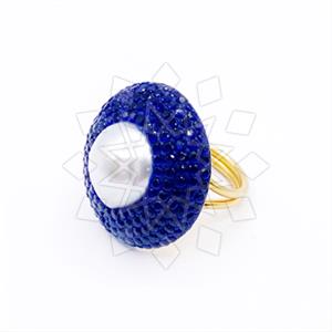 925 Sterling Silver Gem and Crystals Gemstone Rings