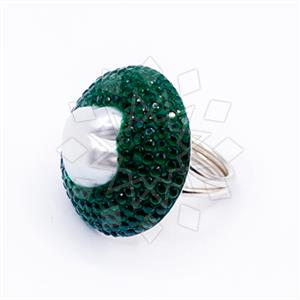 925 Sterling Silver Gem and Crystals Gemstone Rings