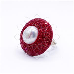 925 Sterling Silver Gem and Crystals Gemstone Rings