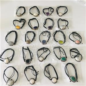 925 Sterling Silver Gem and Crystals Macrame String Bracelets