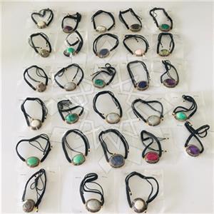 925 Sterling Silver Gem and Crystals Macrame String Bracelets