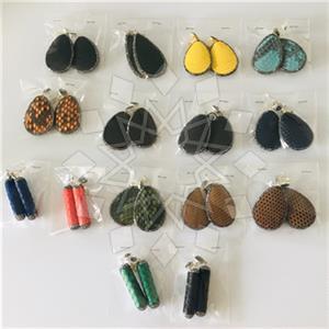 925 Sterling Silver Gem and Crystals 10 Pairs Earrings Package