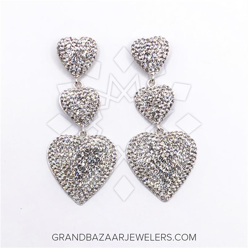 Aqua Chalcedony stud gemstone sterling silver handmade earrings at ₹4550 |  Azilaa
