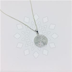 925 Sterling Silver Geometric Unique Necklace