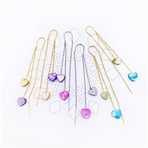 925 Sterling Silver Heart and Love Threader 40 Earrings Package