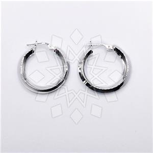 925 Sterling Silver Hoop Earrings