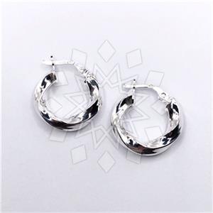 925 Sterling Silver Hoop Earrings