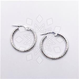 925 Sterling Silver Hoop Earrings