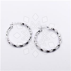 925 Sterling Silver Hoop Earrings