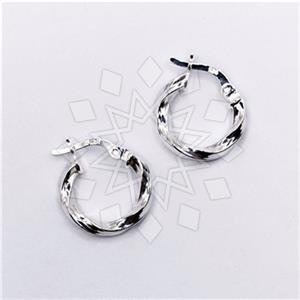 925 Sterling Silver Hoop Earrings