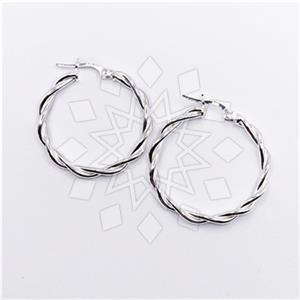 925 Sterling Silver Hoop Earrings