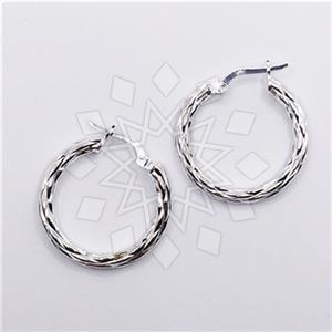 925 Sterling Silver Hoop Earrings