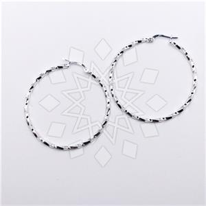 925 Sterling Silver Hoop Earrings