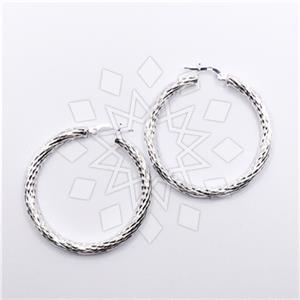 925 Sterling Silver Hoop Earrings