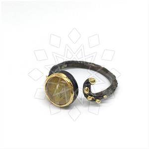 925 Sterling Silver Minimal Dainty Gemstone Rings