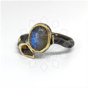 925 Sterling Silver Minimal Dainty Gemstone Rings