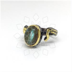 925 Sterling Silver Minimal Dainty Gemstone Rings