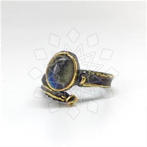 925 Sterling Silver Minimal Dainty Gemstone Rings