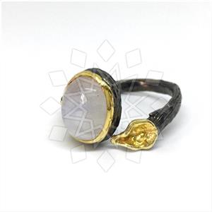 925 Sterling Silver Minimal Dainty Gemstone Rings