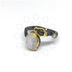 925 Sterling Silver Minimal Dainty Gemstone Rings