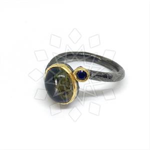 925 Sterling Silver Minimal Dainty Gemstone Rings