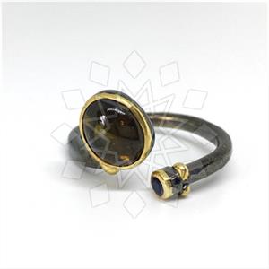 925 Sterling Silver Minimal Dainty Gemstone Rings