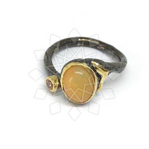 925 Sterling Silver Minimal Dainty Gemstone Rings