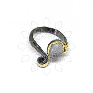 925 Sterling Silver Minimal Dainty Gemstone Rings