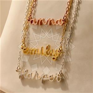 925 Sterling Silver Custom Name Necklace