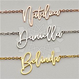 925 Sterling Silver Custom Name Necklace