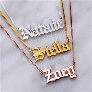 925 Sterling Silver Custom Name Necklace