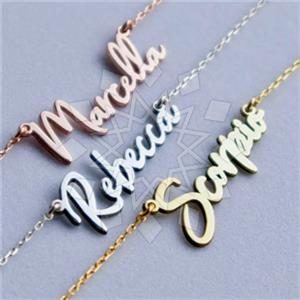 925 Sterling Silver Custom Name Necklace