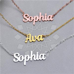 925 Sterling Silver Custom Name Necklace