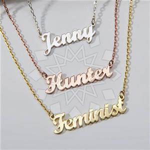 925 Sterling Silver Custom Name Necklace