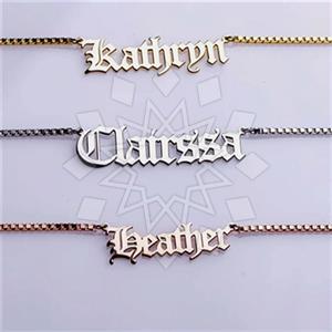 925 Sterling Silver Custom Name Necklace