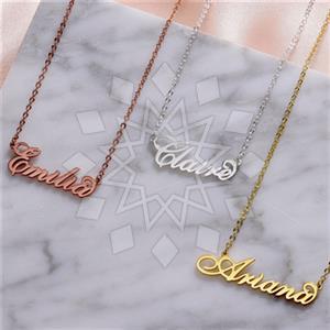 925 Sterling Silver Custom Name Necklace