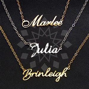 925 Sterling Silver Custom Name Necklace