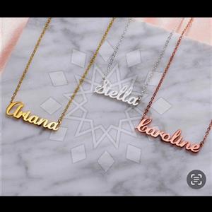 925 Sterling Silver Custom Name Necklace