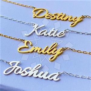 925 Sterling Silver Custom Name Necklace