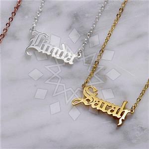 925 Sterling Silver Custom Name Necklace